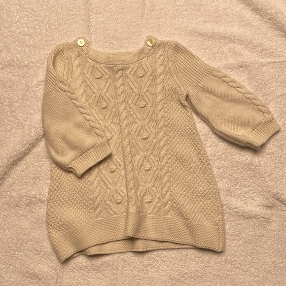 Baby gap white knit sweater - Picture 3 of 4